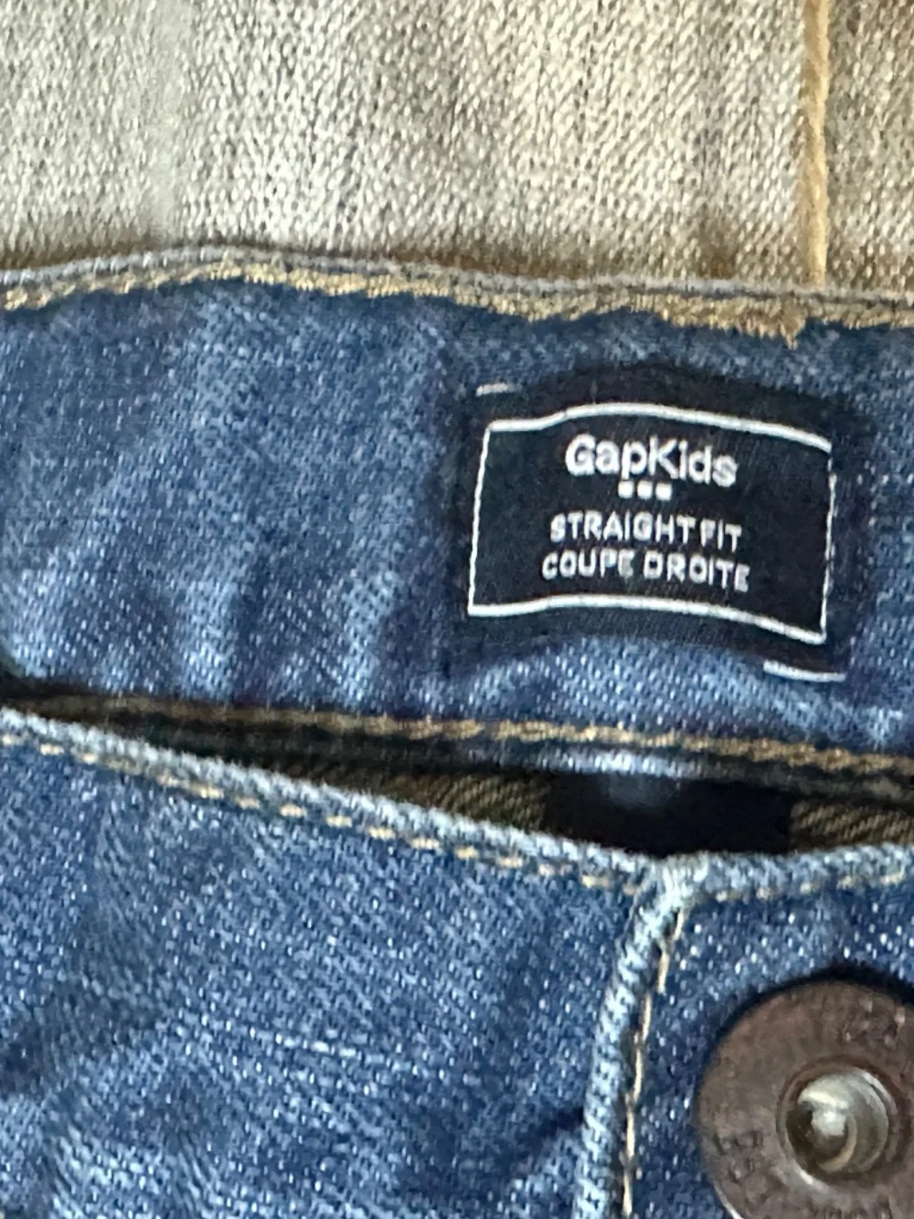 Gap Kids Straight Fit Blue Denim Jeans Washwell Size 16 Regular